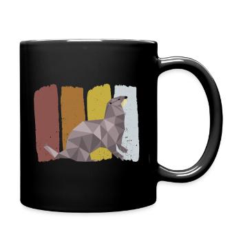 Loutre loutre loutre loutre loutres idées cadeaux animaux - Mug uni - noir - Droite