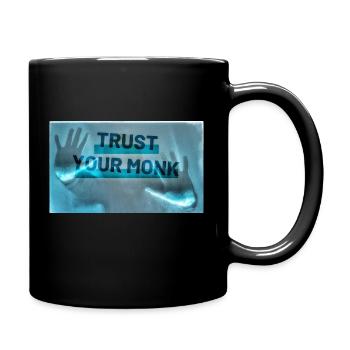 Trust your monk - Full Colour Mug - black - Right