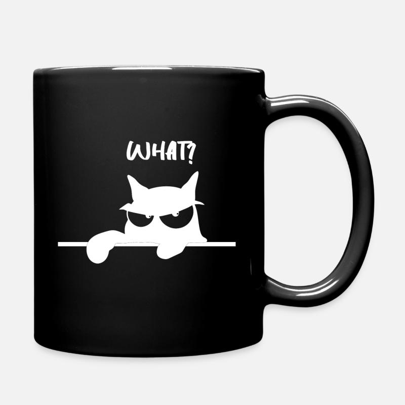 Funny Cat - Full Colour Mug - black