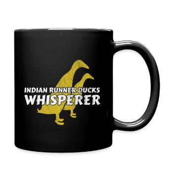 indian runner ducks whisperer - Full Colour Mug - black - Right