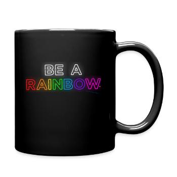 le mois de la fierté lgbtq soit un arc-en-ciel - Mug uni - noir - Droite