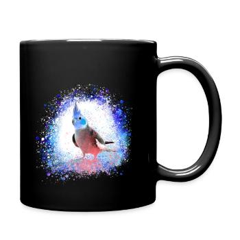 nyphensittich,perruque,oiseau,perruque,graffiti - Mug uni - noir - Droite