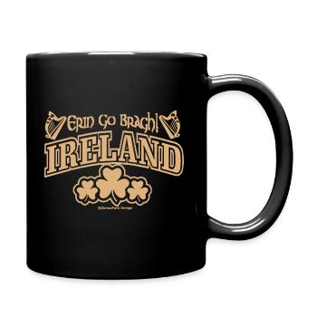 ireland Shirt Design - Full Colour Mug - black - Right