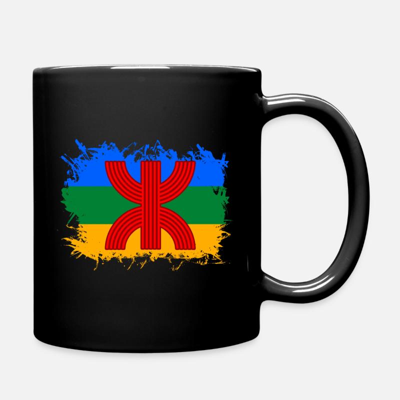 Drapeau Berbère Amazigh Nord-Africain - Mug uni - noir