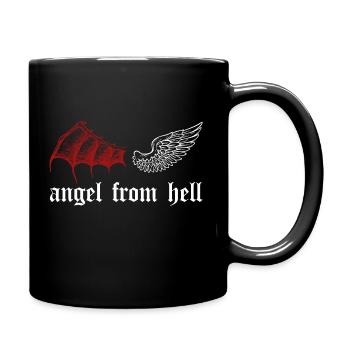 Angel From Hell - Grunge Aesthetic Clothes Occult - Full Colour Mug - black - Right