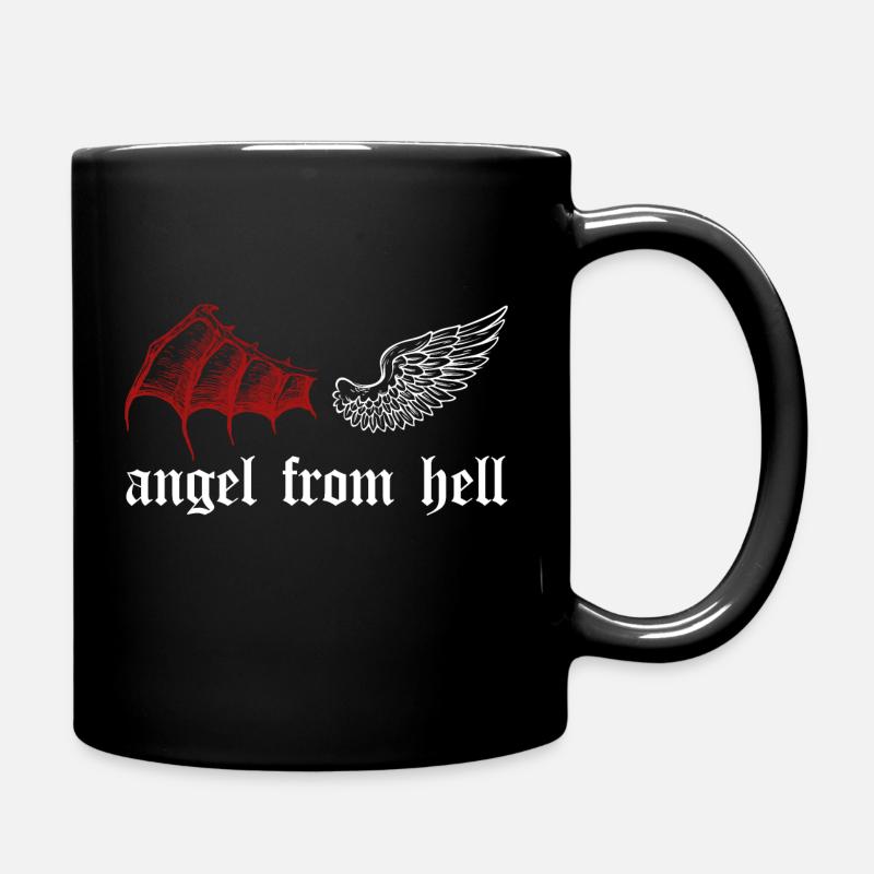 Angel From Hell - Grunge Aesthetic Clothes Okkult - Tasse einfarbig - Schwarz