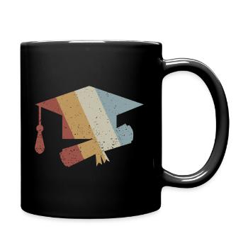 Chapeau de Docteur Style Rétro Vintage - Mug uni - noir - Droite