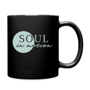 Soul in Motion baby-blue - Tasse einfarbig - Schwarz - Rechts