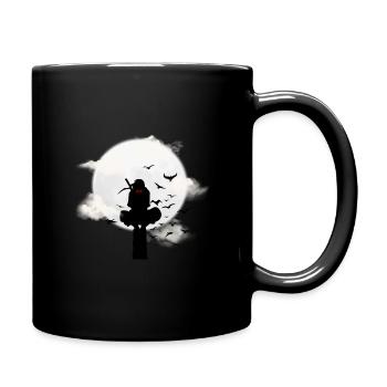 Sasuke Nacht Ninja Moonlight - Tasse einfarbig - Schwarz - Rechts
