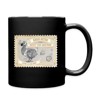 Living la vida Dodo - Tasse einfarbig - Schwarz - Rechts