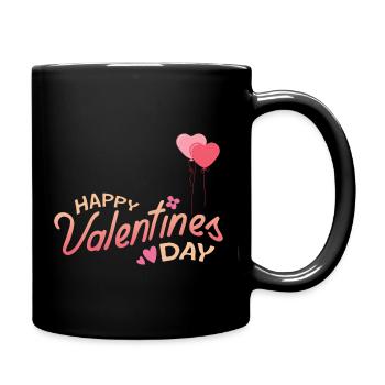 Happy Valentines Day - Mug uni - noir - Droite