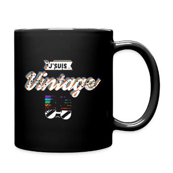 I'm vintage - Full Colour Mug - black - Right
