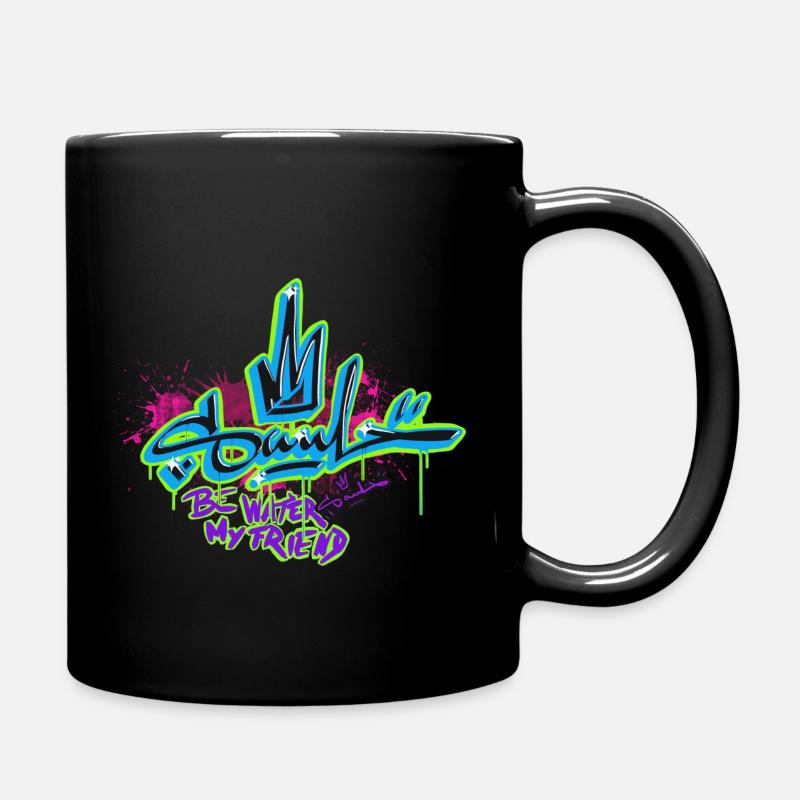 Soul - Schweizer Graffiti-Kleidungsmarke - Tasse einfarbig - Schwarz