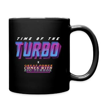 Time of the Turbo | Retro Style | dream Artworks - Tasse einfarbig - Schwarz - Rechts