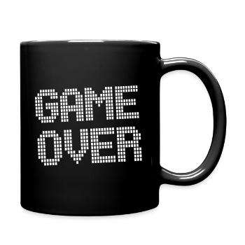 Game Over - Videospiel - Geek - Tasse einfarbig - Schwarz - Rechts