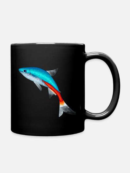 Neon Salmler - Tasse einfarbig - Schwarz