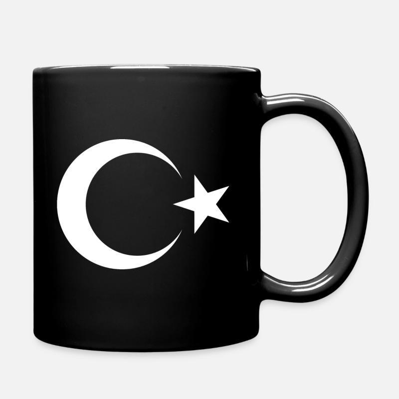 Drapeau simple turc, Turquie, Türkiye - Mug uni - noir
