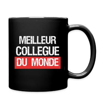 Idée cadeau collègue homme départ humour - Mug uni - noir - Droite