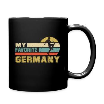 Germany Soccer Football 2022 WM - Mug uni - noir - Droite