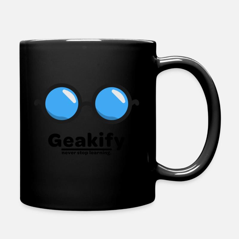Geekify-Logo - Tasse einfarbig - Schwarz