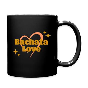 Bachata Love Star - Tasse einfarbig - Schwarz - Rechts