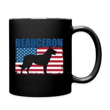 Beauceron - Full Colour Mug - black - Right