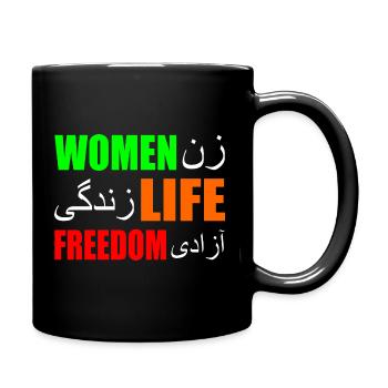 Women life freedom - Full Colour Mug - black - Right