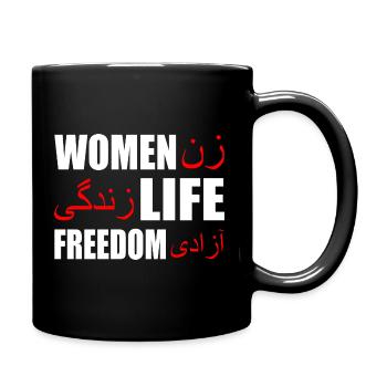 Women life freedom - Full Colour Mug - black - Right