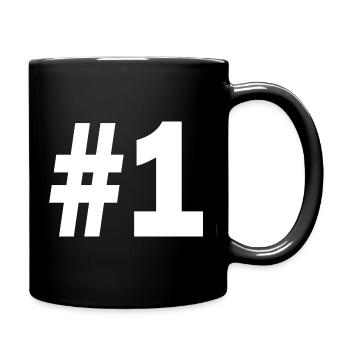 1 - Tasse einfarbig - Schwarz - Rechts