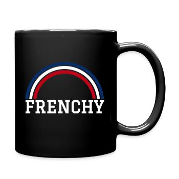 Französisch Y Arc en ciel - Tasse einfarbig - Schwarz - Rechts