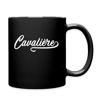 Vintage rider - Full Colour Mug - black - Right