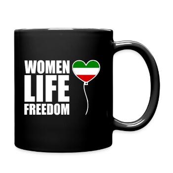 Women life freedom - Full Colour Mug - black - Right