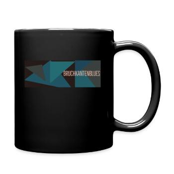 Bruchkantenblues - Tasse einfarbig - Schwarz - Rechts
