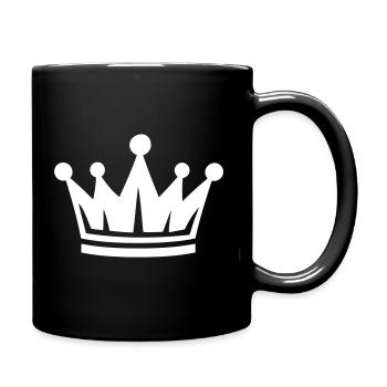 Crown - Full Colour Mug - black - Right