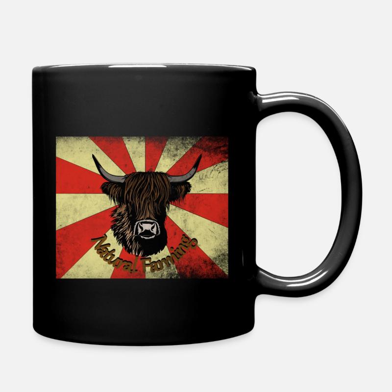 Natural Farming - Tasse einfarbig - Schwarz