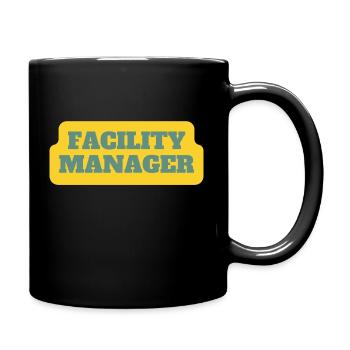Facility Manager Haustechniker Hausmeister - Tasse einfarbig - Schwarz - Rechts