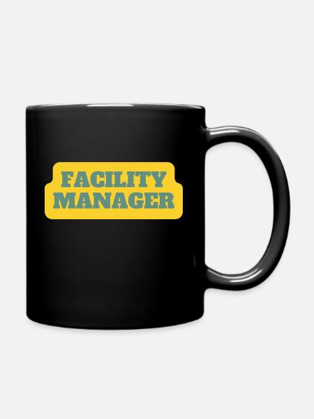Facility Manager Haustechniker Hausmeister - Tasse einfarbig - Schwarz