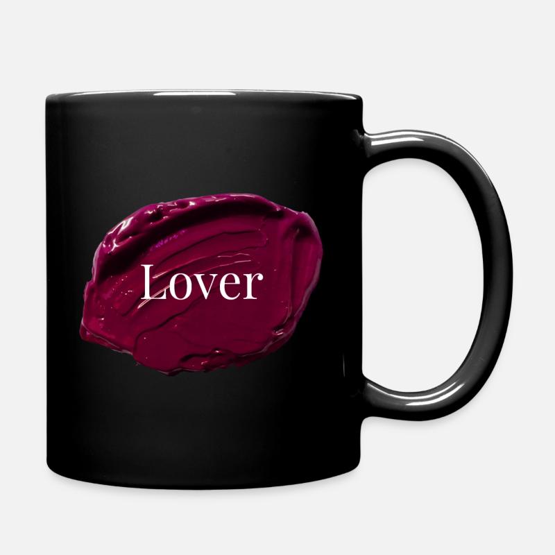 ,,Lover" - Tasse einfarbig - Schwarz