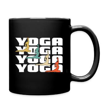 Méditation, Zen Yoga et Pilates - Mug uni - noir - Droite