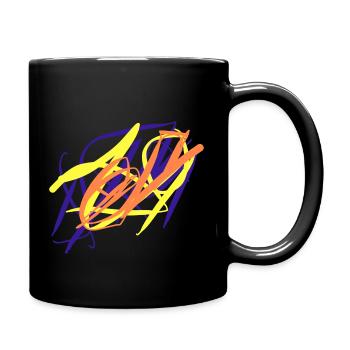 Künstler Baby Künstlerin Baby - Tasse einfarbig - Schwarz - Rechts