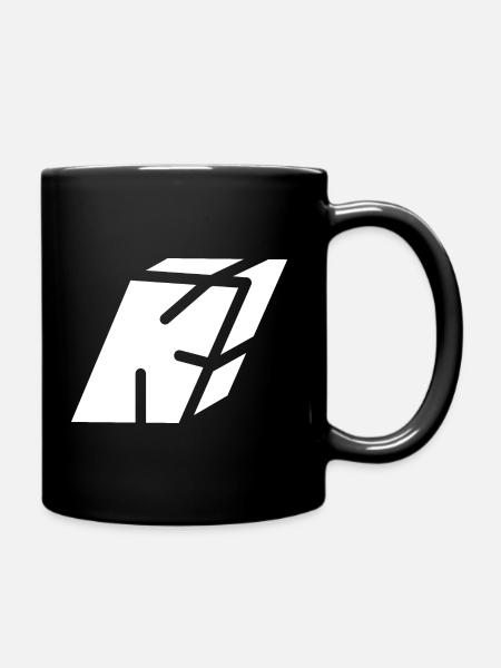 Abstract K-Brief - Tasse einfarbig - Schwarz