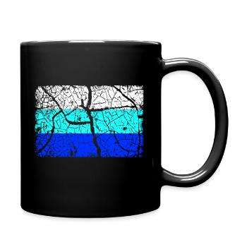 Drapeau de l’Allemagne INVERSÉ - Mug uni - noir - Droite