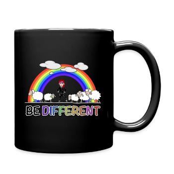 Soyez différent - Sei Anders - Mug uni - noir - Droite