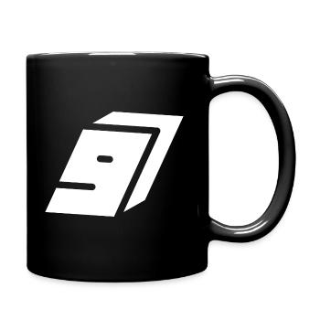 Abstract number 9 - Full Colour Mug - black - Right