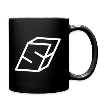 Lettre d’esquisse S - Mug uni - noir - Droite