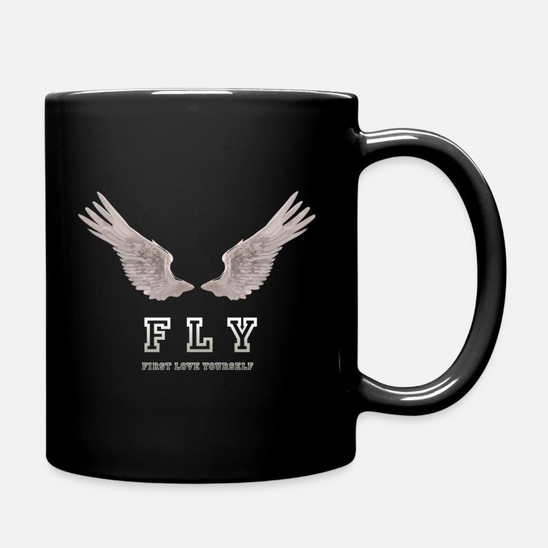 FLY - Aimez-vous d’abord ! - Mug uni - noir