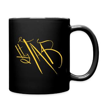 Chapeau de pêcheur étoilé - Mug uni - noir - Droite