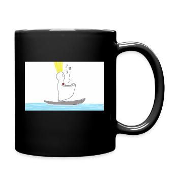 LIEBE (Sterntaler) - Tasse einfarbig - Schwarz - Rechts