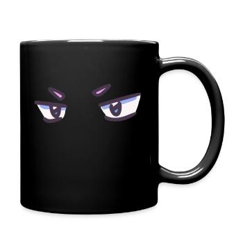 Anime Eyes - Tasse einfarbig - Schwarz - Rechts
