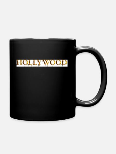 ,,HOLLYWOOD" - Tasse einfarbig - Schwarz